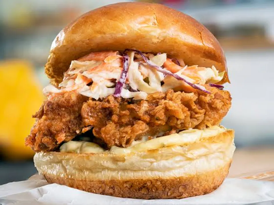 çıtır tavuk burger